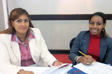 Participants in Dominican Republic human resources management training