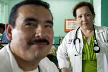 Health workers in Guatemala